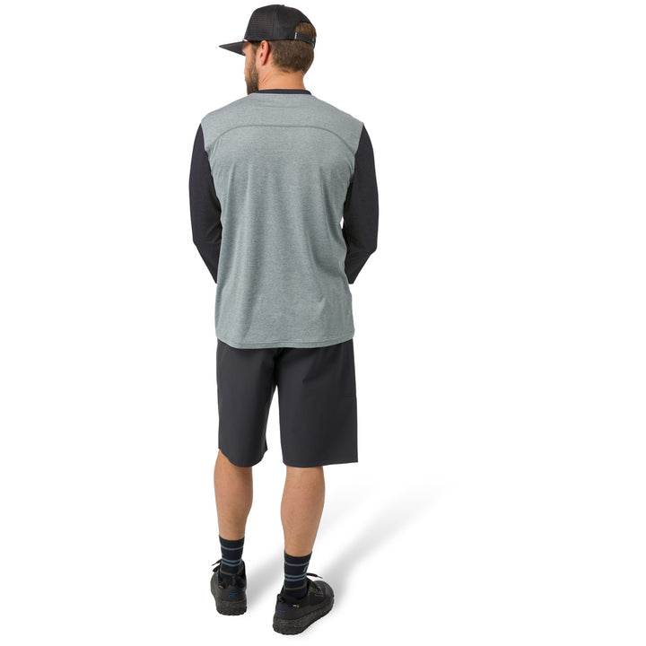 Flylow Nash 3/4 Shirt Eucalyptus/Black