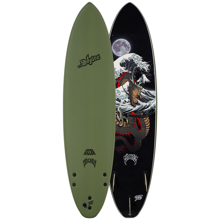Catch Surf Odysea x Lost Crowd Killer 7'2 Surfboard Military Green