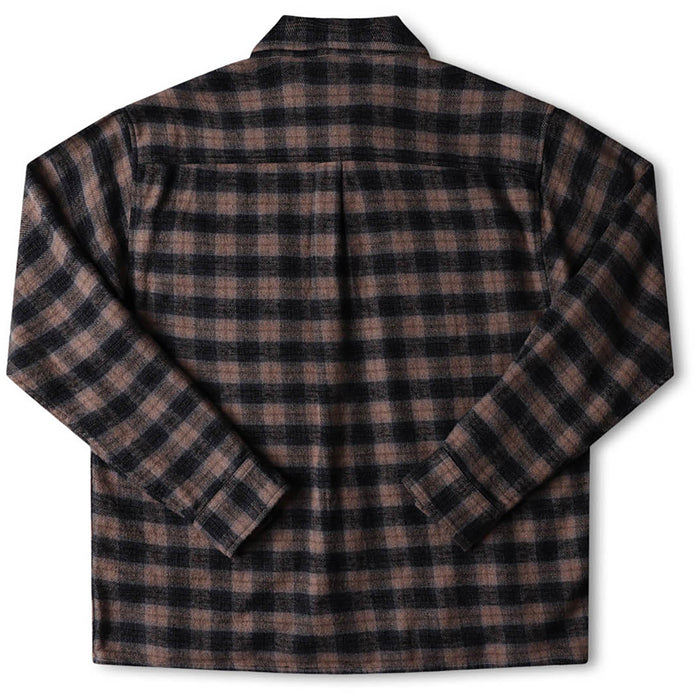 Former Manners Plaid Long-Sleeve Shirt - Men's Taupe