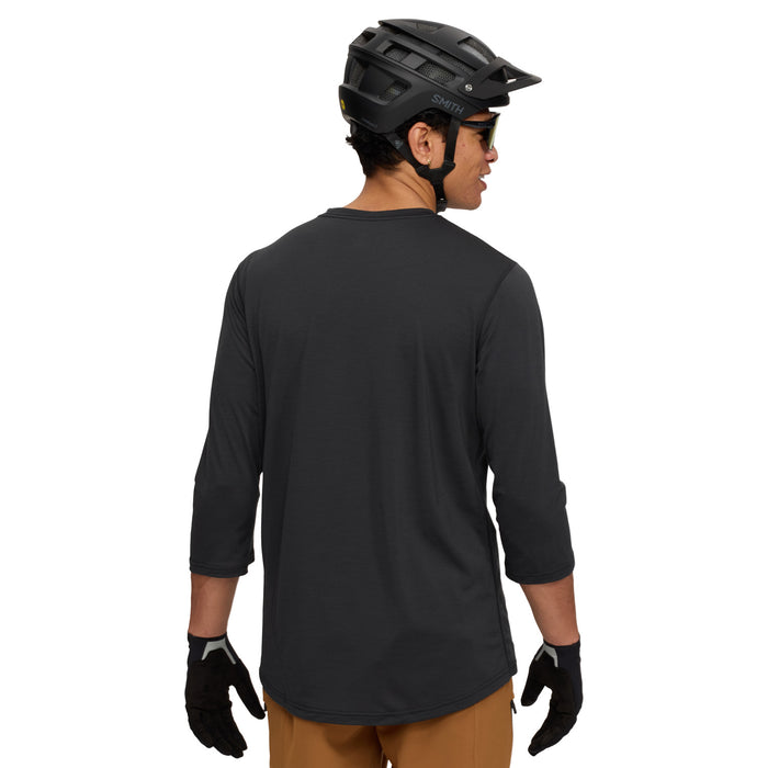 evo 3/4 Length Merino Bike Jersey Black