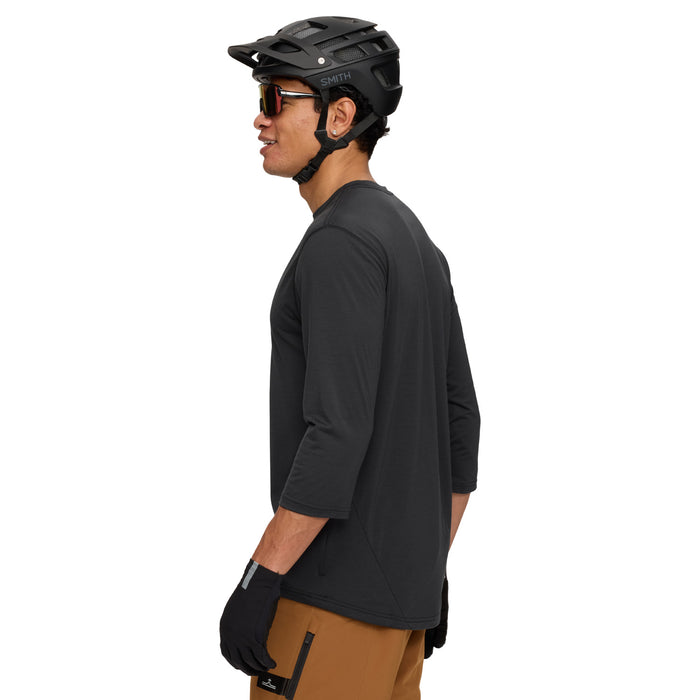 evo 3/4 Length Merino Bike Jersey Black