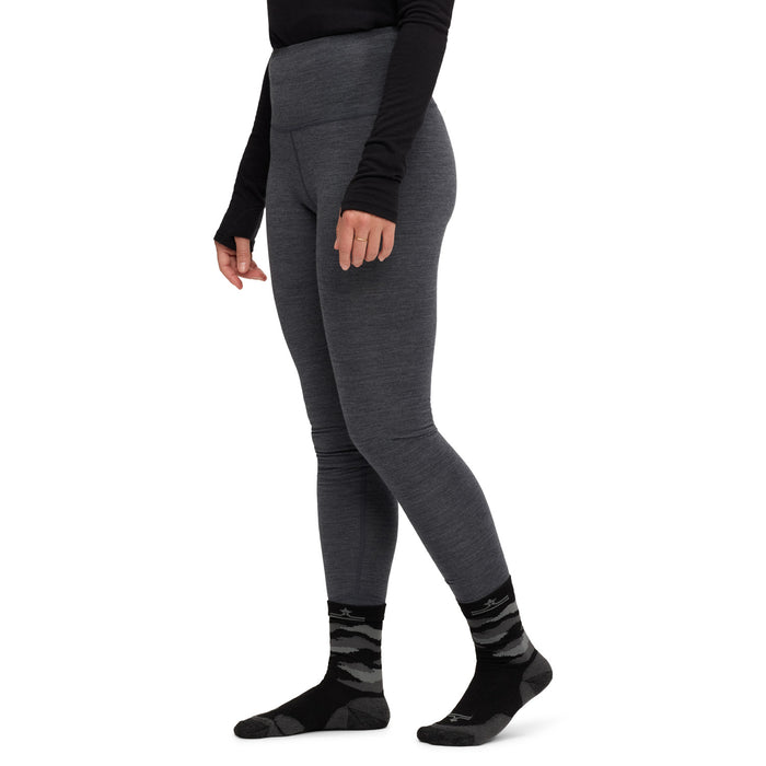 evo Ridgetop Merino Wool High-Waist Leggings - Women's Charcoal Heather