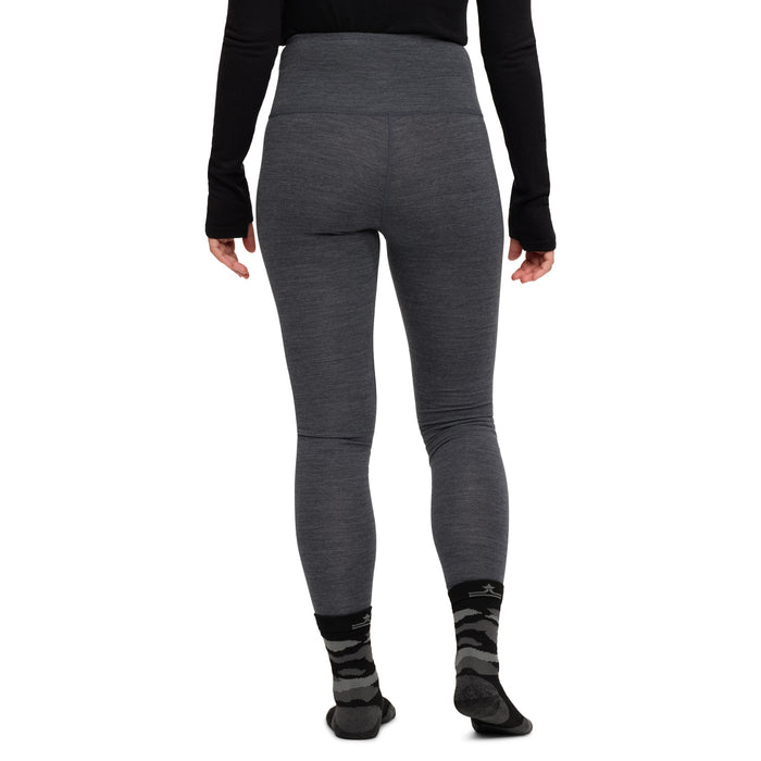 evo Ridgetop Merino Wool High-Waist Leggings - Women's Charcoal Heather