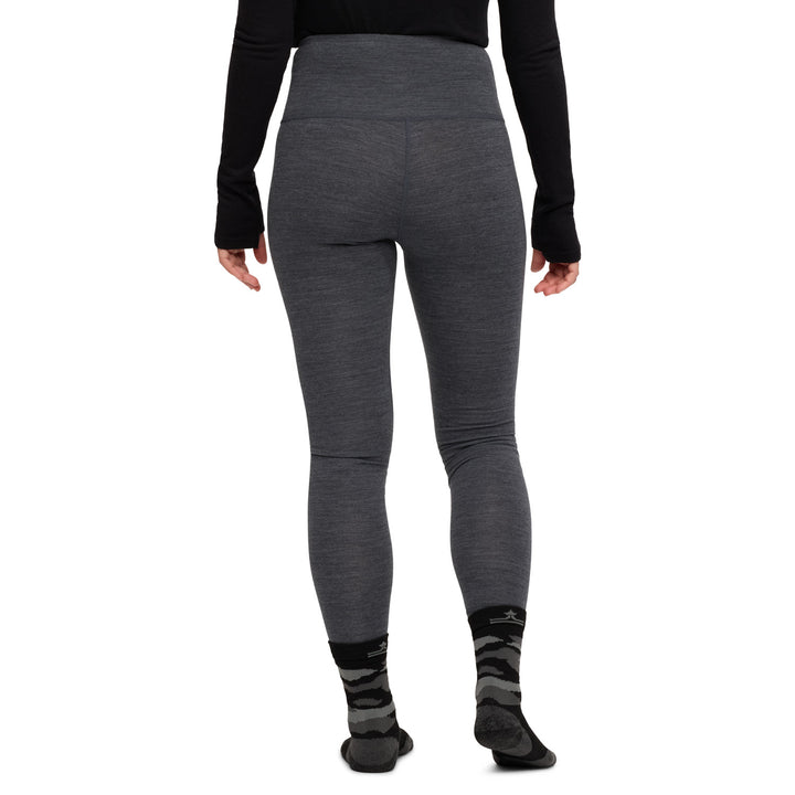 evo Ridgetop Merino Wool High-Waist Leggings - Women's Charcoal Heather