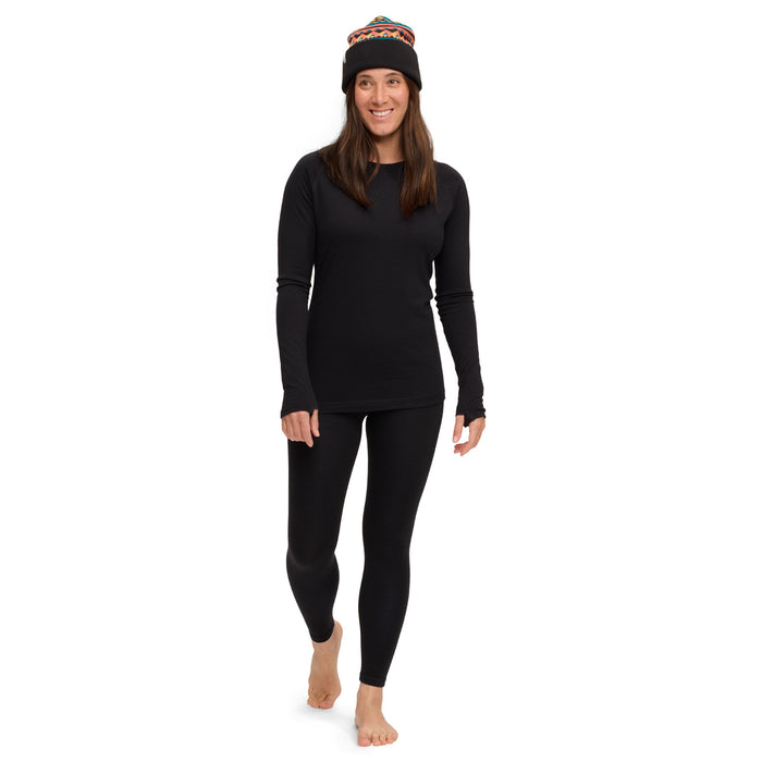 evo Ridgetop Merino Wool High-Waist Leggings - Women's Black