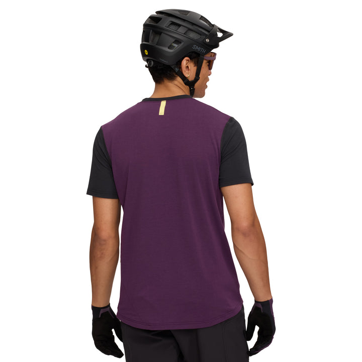 evo Lookout Short-Sleeve Bike Jersey Grape