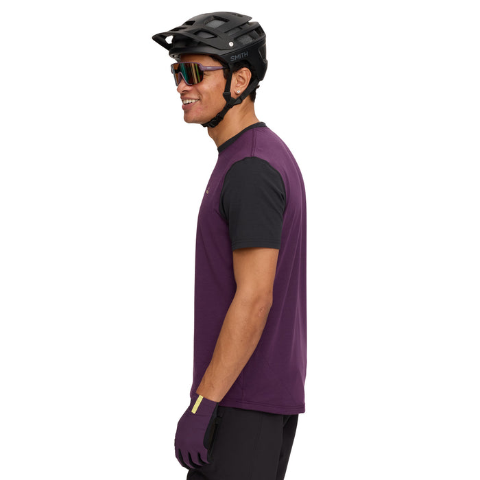 evo Lookout Short-Sleeve Bike Jersey Grape