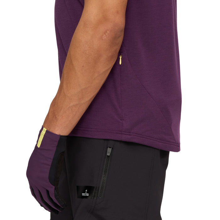 evo Lookout Short-Sleeve Bike Jersey Grape
