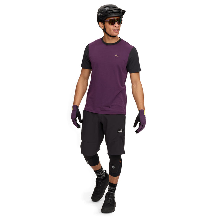 evo Lookout Short-Sleeve Bike Jersey Grape