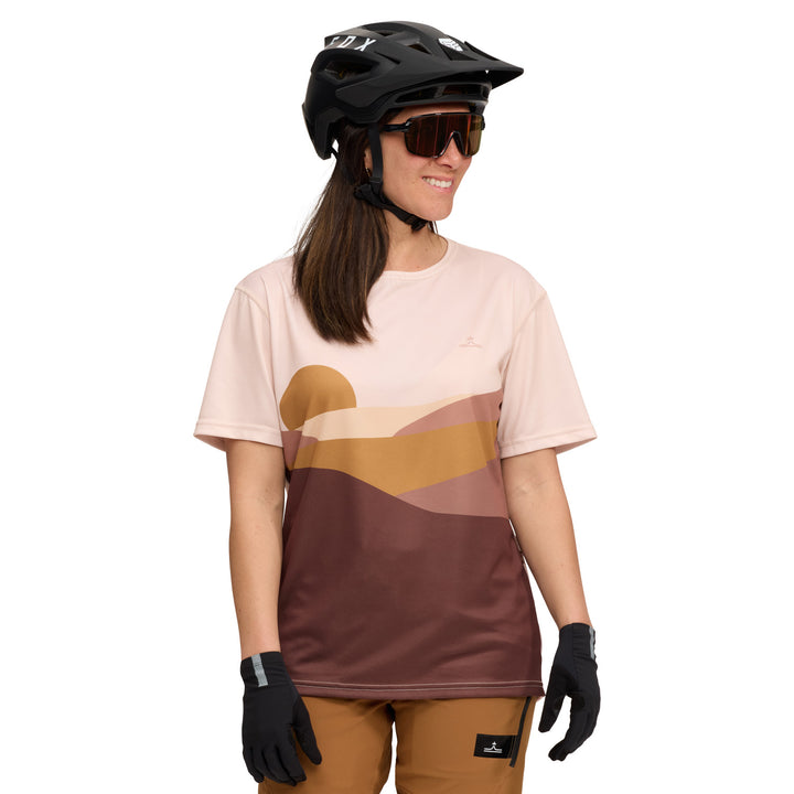 evo Short-Sleeve Bike Jersey - Women's Sunrise