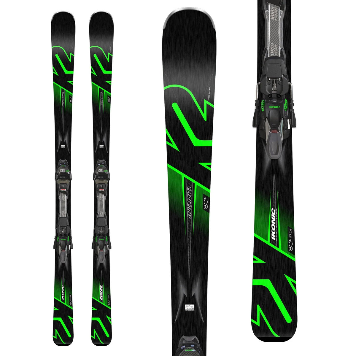 K2 Ikonic 80 Ti Skis + M3 10 Bindings 2019