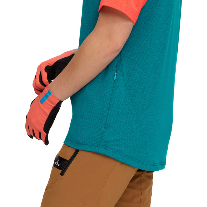 evo Lookout Short-Sleeve Bike Jersey - Women's Neptune Blue
