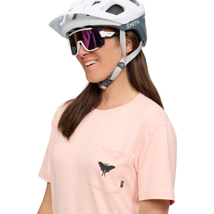 evo Trail Pocket T-Shirt - Women's Dusty Pink-Sarah King