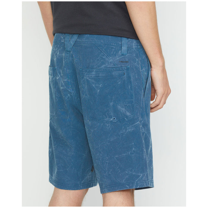 Volcom Stone Faded Hybrid 19 Shorts - Men's Deep Blue