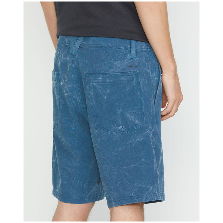 Volcom Stone Faded Hybrid 19 Shorts - Men's Deep Blue