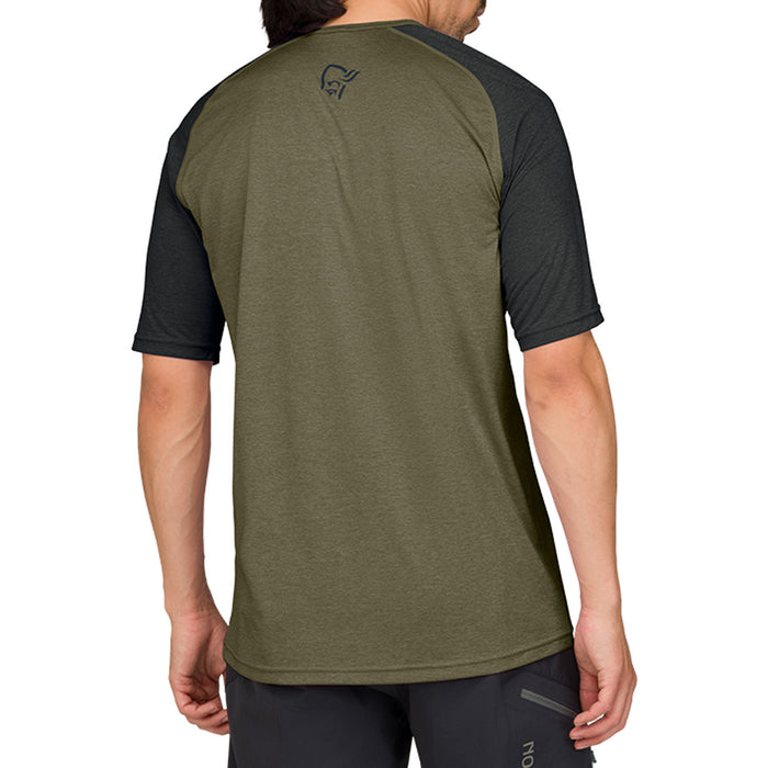 Norrona Fjora Equaliser Lightweight Short-Sleeve Jersey Olive Night