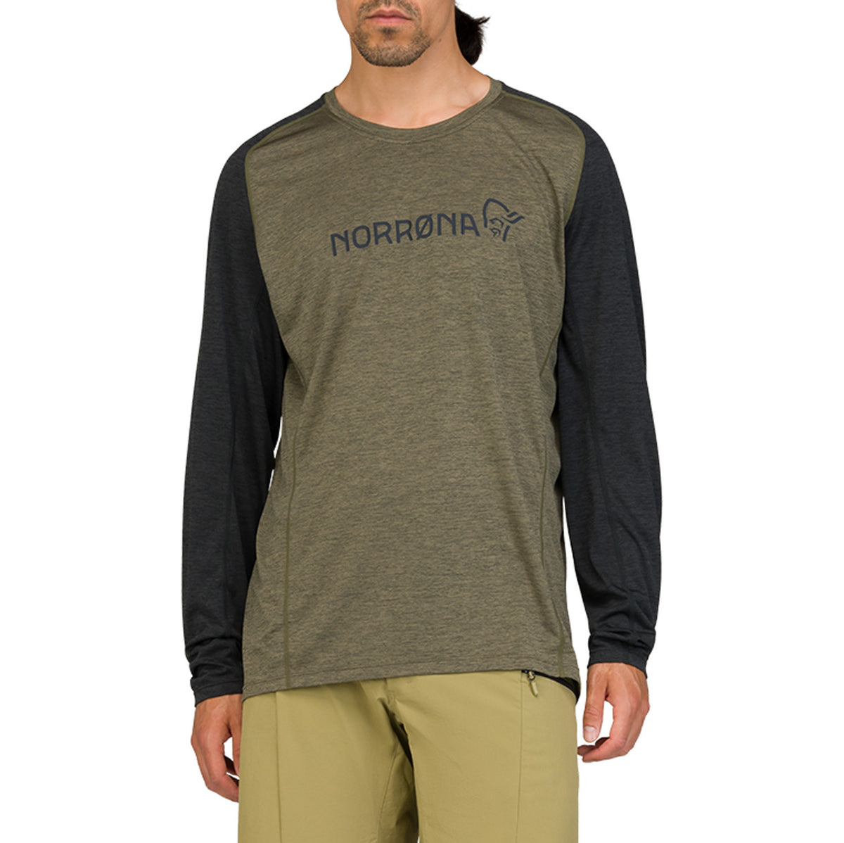 Norrona Fjora Equaliser Lightweight Long-Sleeve Jersey Olive Night