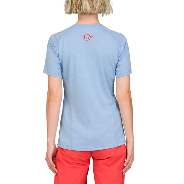 Norrona Fjora Equaliser Lightweight Short-Sleeve Jersey - Women's Frozen Fjord