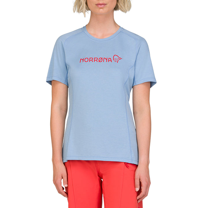 Norrona Fjora Equaliser Lightweight Short-Sleeve Jersey - Women's Frozen Fjord
