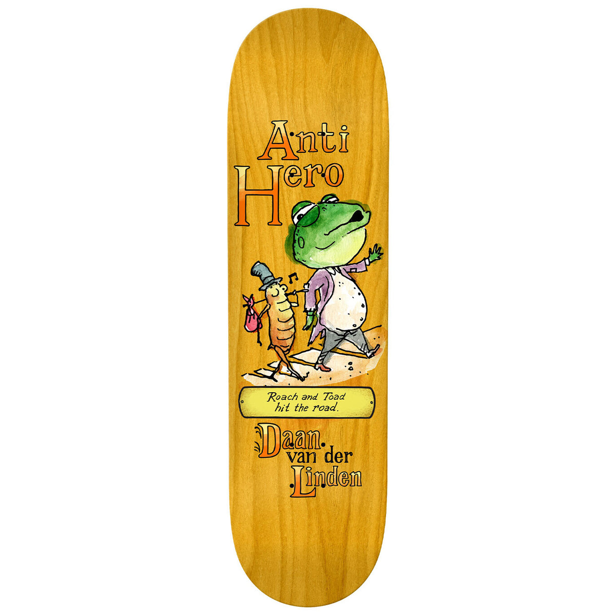 Anti Hero Daan Roach And Toad 8.28 Skateboard Deck