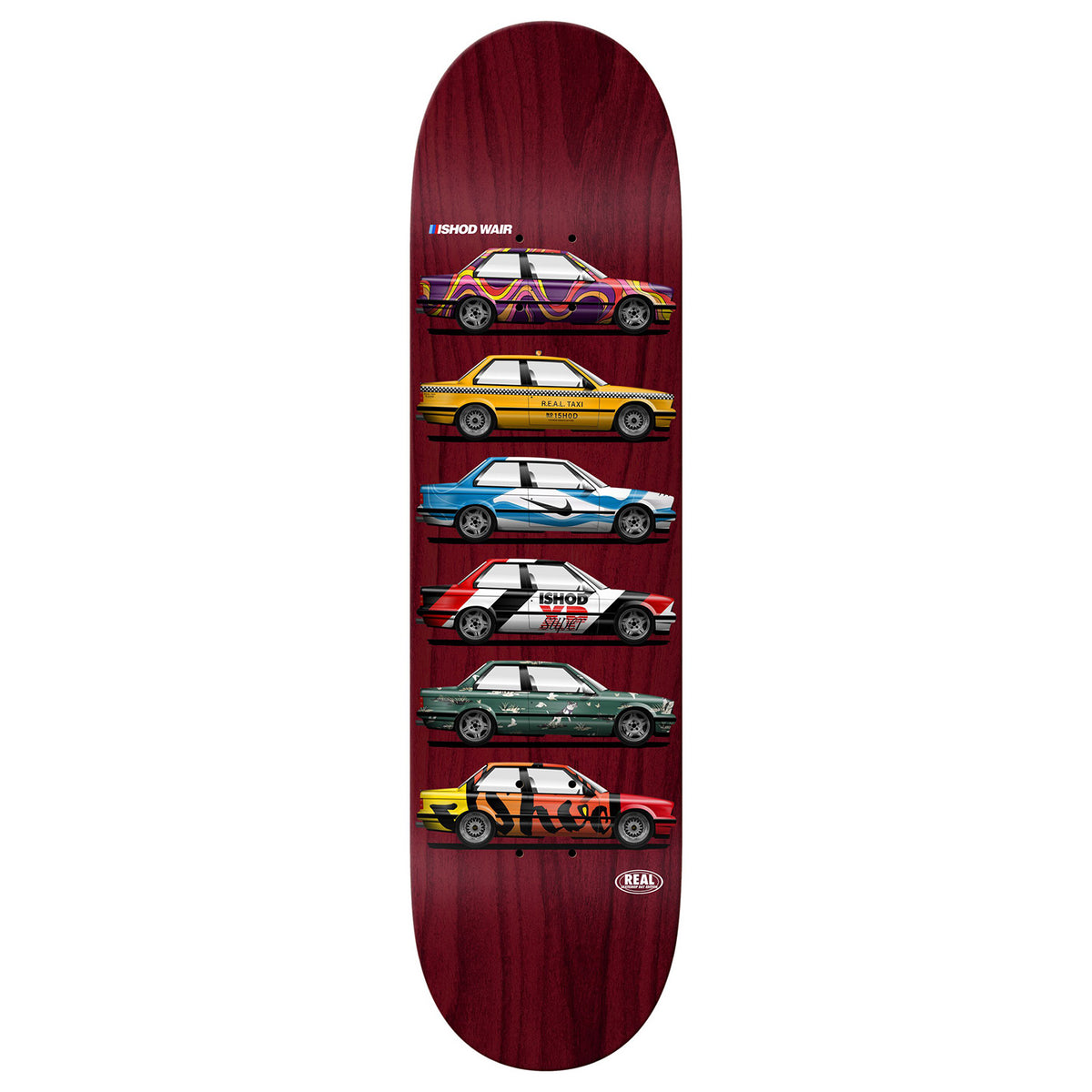 Real Ishod Customs Twin Tail V1 8.25 Skateboard Deck