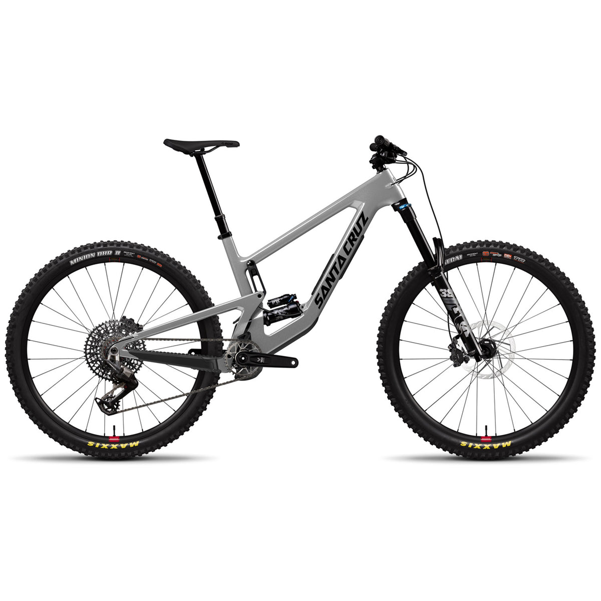 Santa Cruz Megatower 2 C Eagle 90 Complete Mountain Bike 2026 Gloss Silver