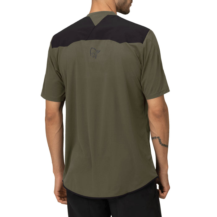 Norrona Skibotn Equaliser Tech Short-Sleeve Jersey Olive Night