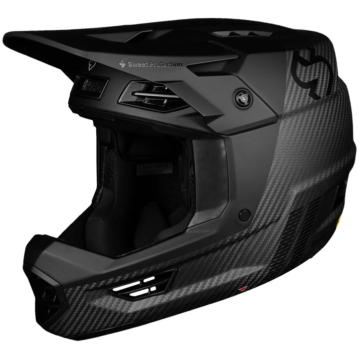 Sweet Protection Fixer Carbon 2Vi MIPS Bike Helmet Matte Black Carbon