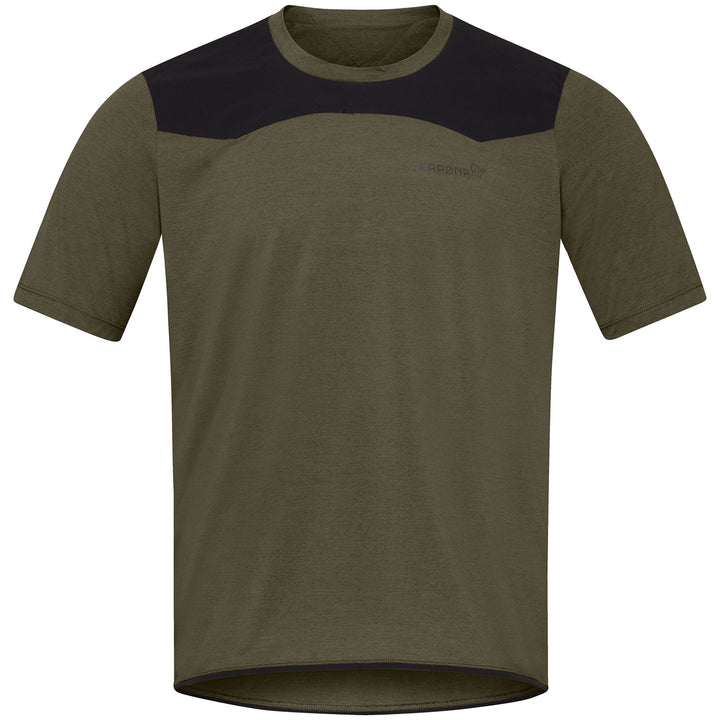 Norrona Skibotn Equaliser Tech Short-Sleeve Jersey Olive Night