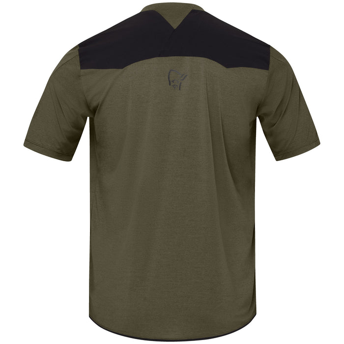 Norrona Skibotn Equaliser Tech Short-Sleeve Jersey Olive Night