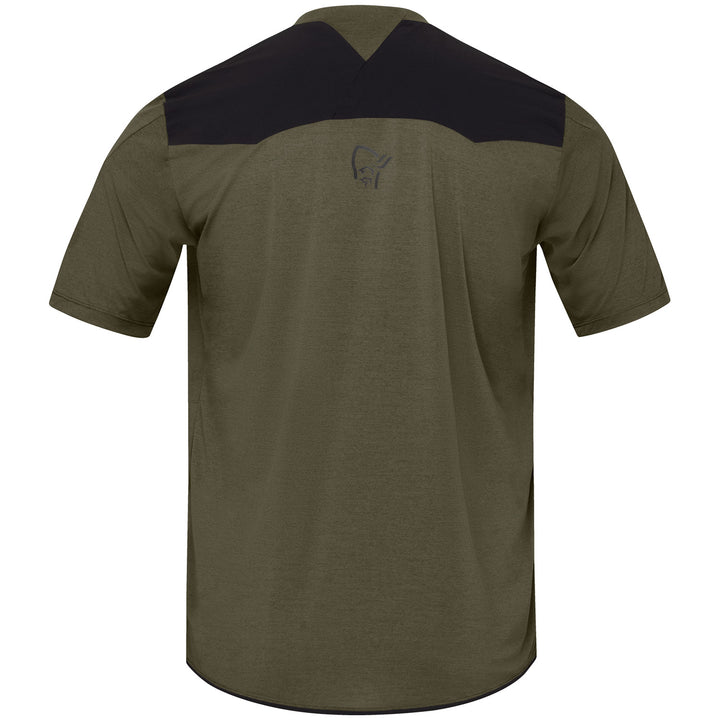 Norrona Skibotn Equaliser Tech Short-Sleeve Jersey Olive Night