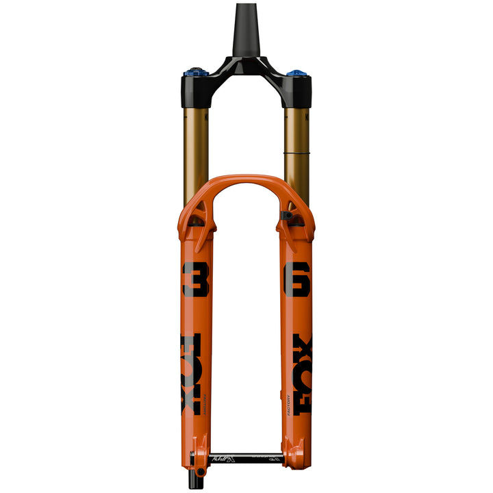 Fox Shox 36 Float Factory GRIP X2 Fork - 29" Shiny Orange, Neutral/Clear Logo