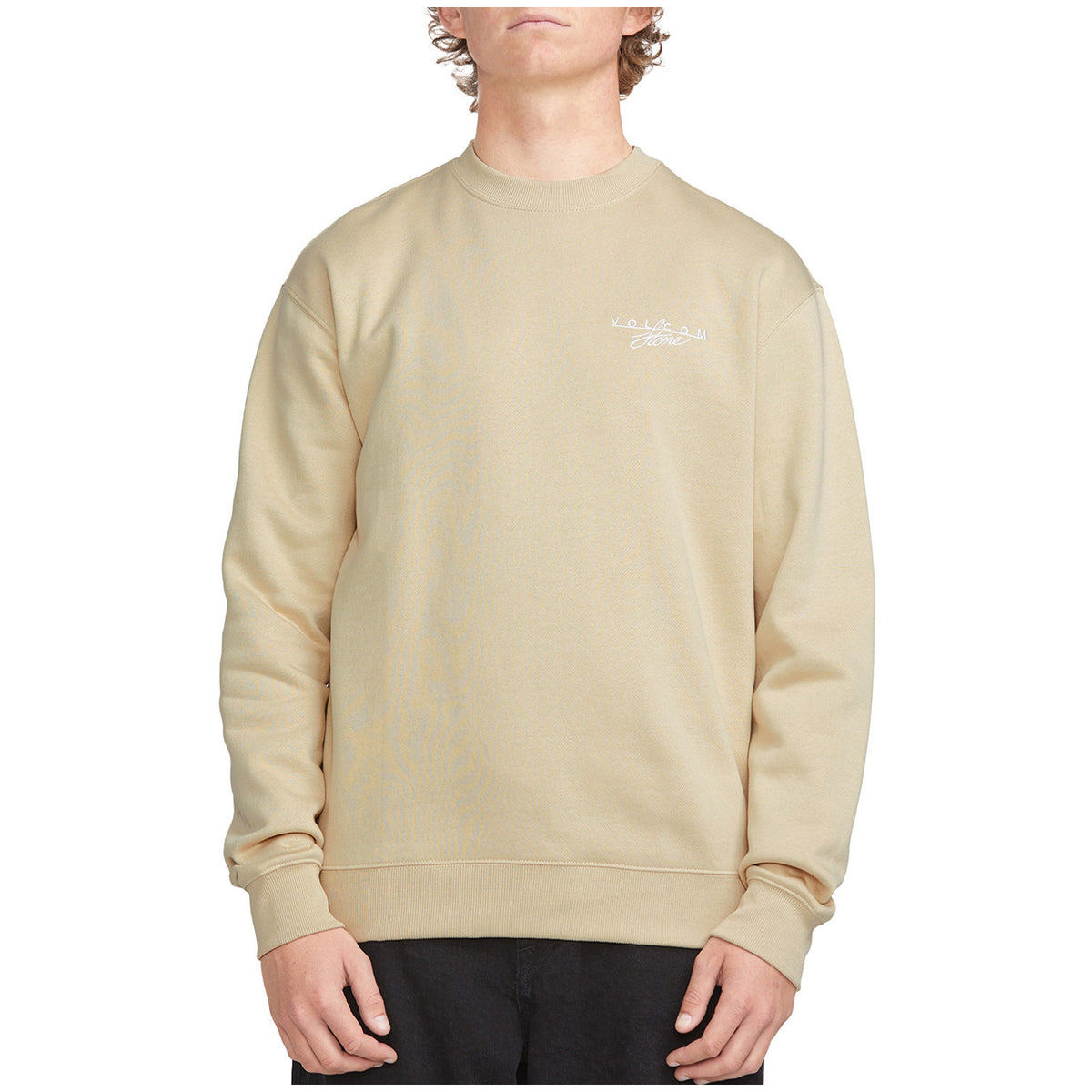 Volcom Calmstone Crew - Men's Pale Khaki