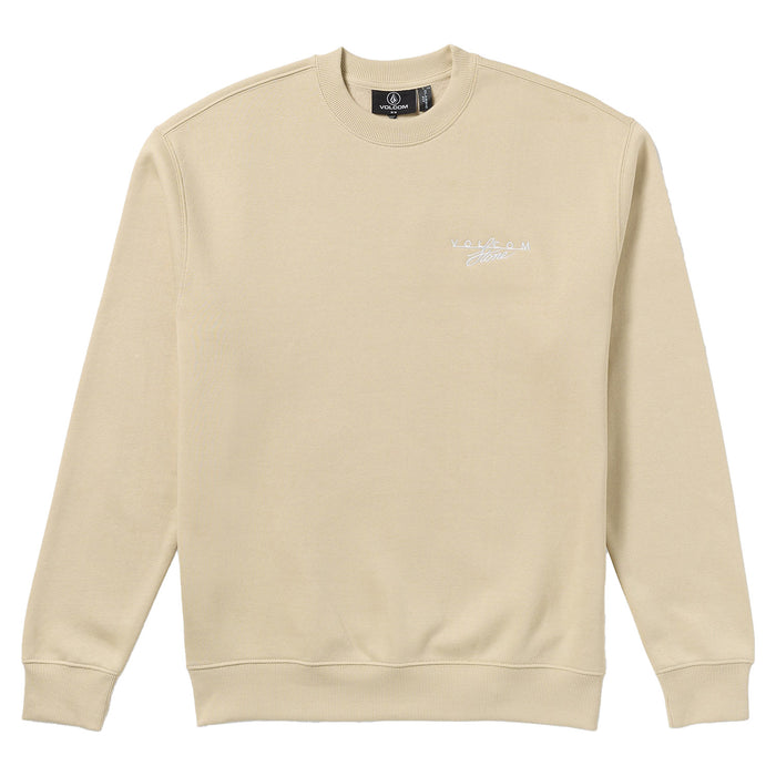 Volcom Calmstone Crew - Men's Pale Khaki