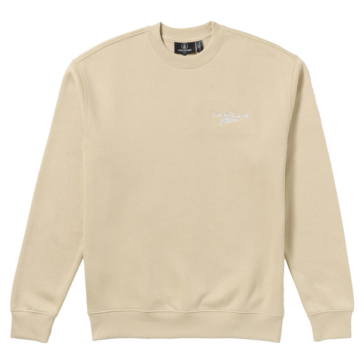 Volcom Calmstone Crew - Men's Pale Khaki