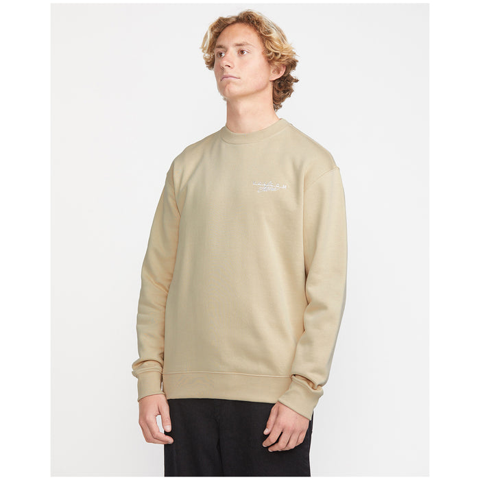 Volcom Calmstone Crew - Men's Pale Khaki