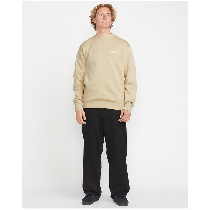 Volcom Calmstone Crew - Men's Pale Khaki