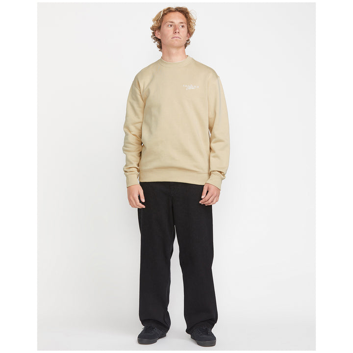 Volcom Calmstone Crew - Men's Pale Khaki