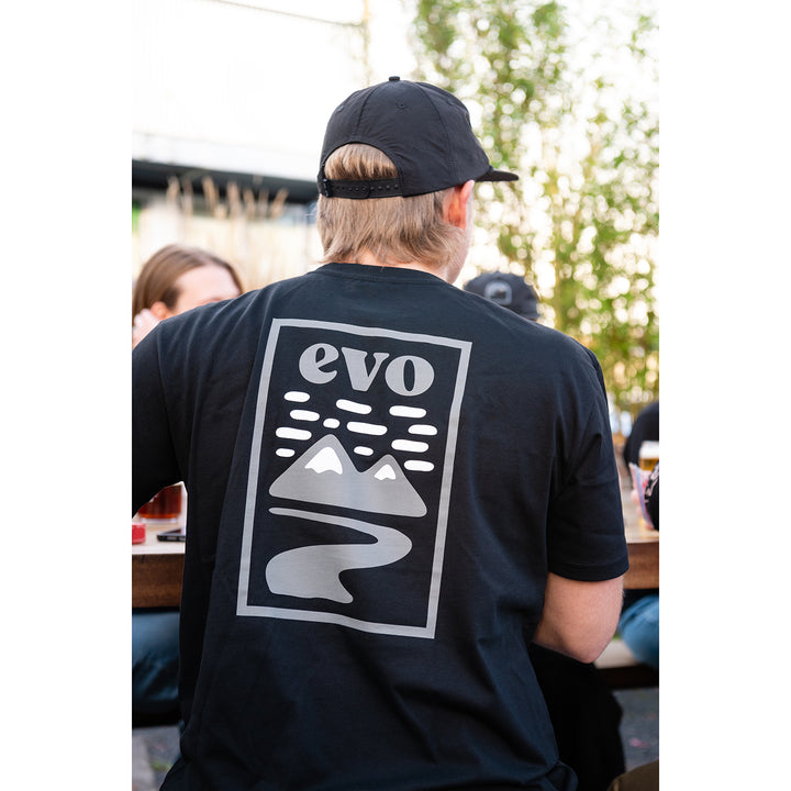 evo Alpenglow T-Shirt - Unisex Black