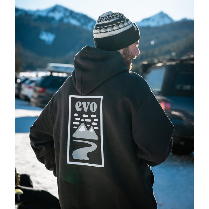 evo Alpenglow Hoodie - Unisex Coal