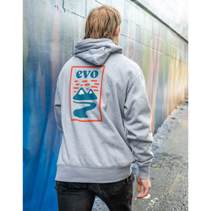 evo Alpenglow Hoodie - Unisex Athletic Heather