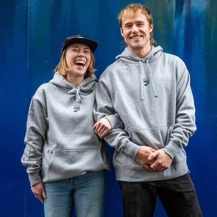 evo Alpenglow Hoodie - Unisex Athletic Heather