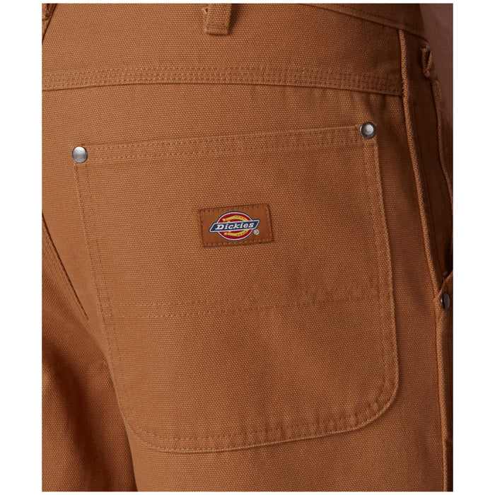 Dickies Double Front Duck Canvas Utility Pants - Men's Stonewashed Brown Duck