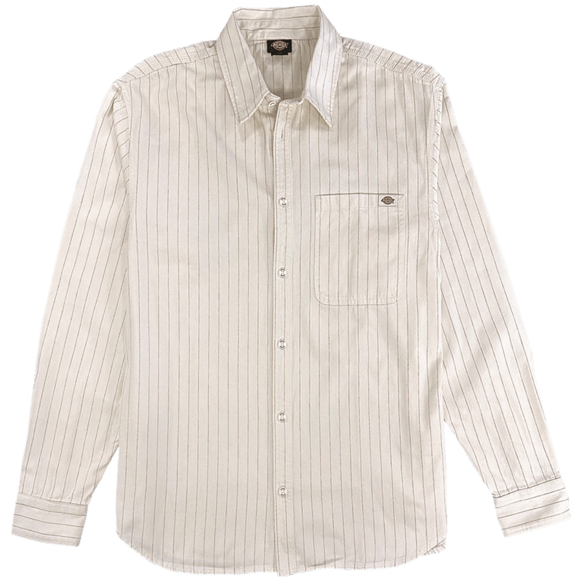 Dickies Hickory Long-Sleeve Shirt - Men's Egret