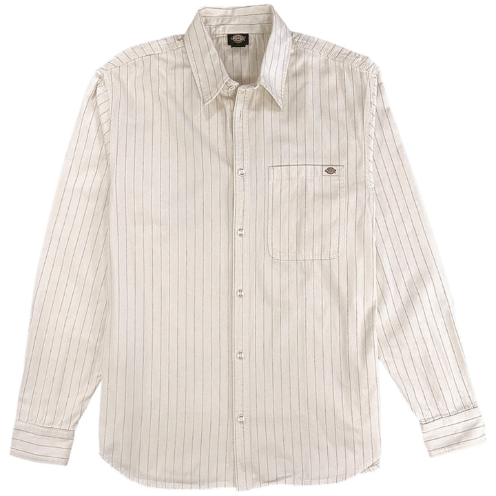 Dickies Hickory Long-Sleeve Shirt - Men's Egret