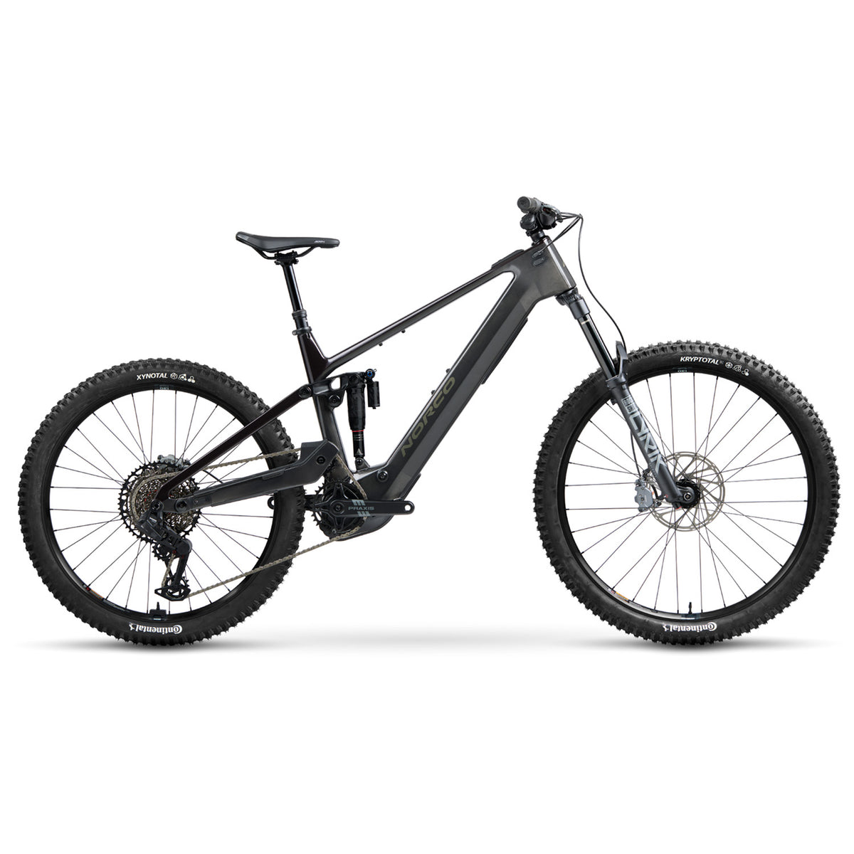 Norco Sight VLT CX C2 E-Mountain Bike 2025 Raw Black/Liquid Currant