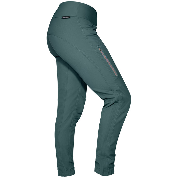 Shredly Limitless Stretch Waistband High-Rise Pants - Women's Deep Sea Green