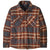 Patagonia Lightweight Insulated Fjord Flannel Shirt - Men's Ashore: Ink Black