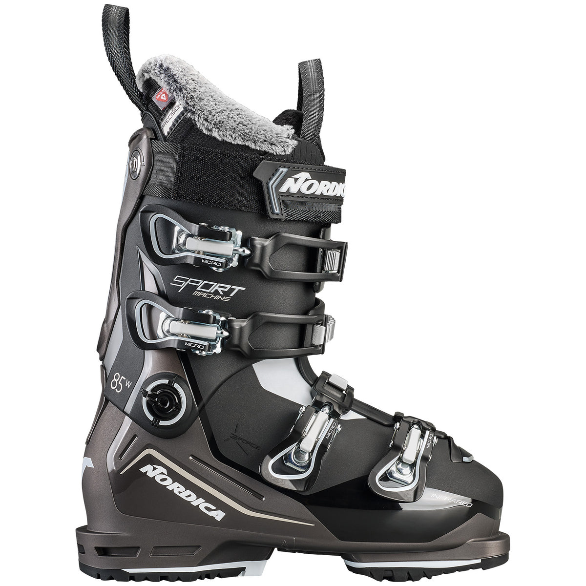 Nordica Sportmachine 3 65 Ski Boots - Women's 2026 Black/Anthracite/Purple