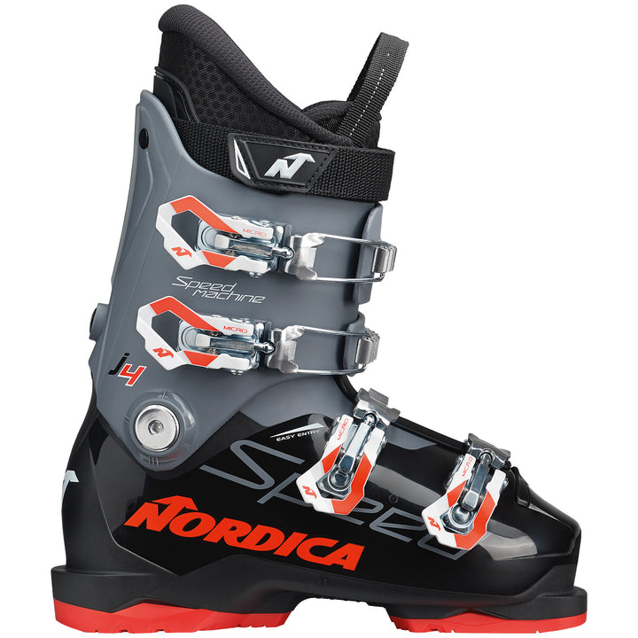 Nordica Speedmachine J4 Ski Boots - Kids' 2026 Black/Anthracite/Red